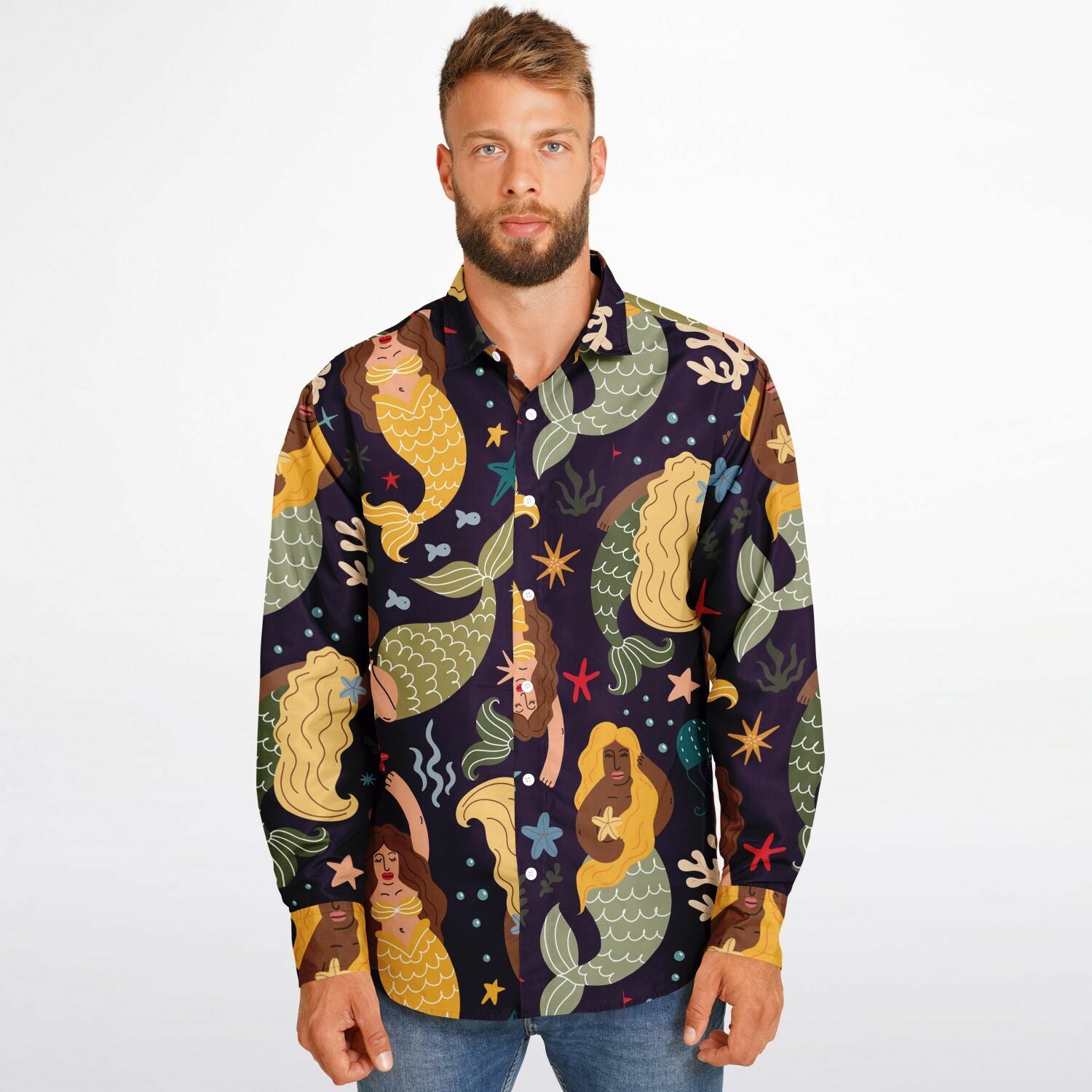 mode masculine chemise style sirène