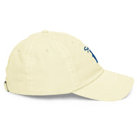 Casquette baseball pastel jaune Saïan Supa Crew profil droit, coton chino