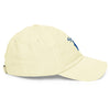 Casquette baseball pastel jaune Saïan Supa Crew profil droit, coton chino