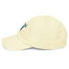 Casquette baseball pastel jaune Saïan Supa Crew profil gauche, coton chino