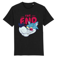 T-shirt geek cinéma THE END COMICS coton bio noir - CHT'M Boutique