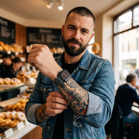 Bracelet Apple Watch sport en silicone gris ardoise porté par un homme, look streetwear en Belgique | CHT'M Boutique