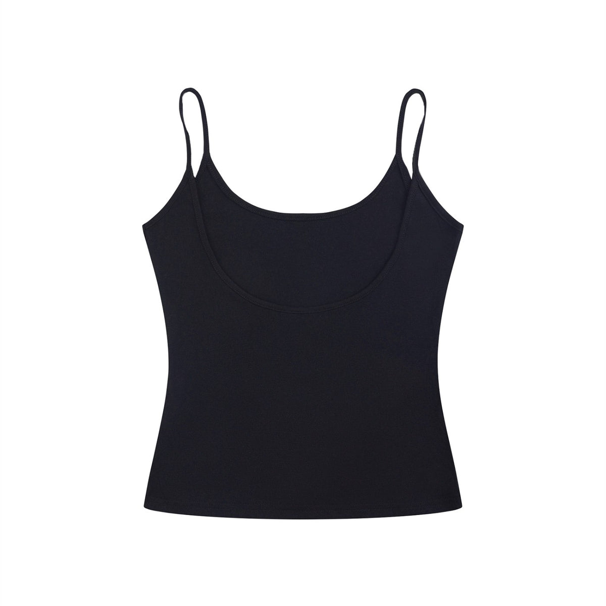 Débardeur dos nu original coton CHT'M coloris noir, vue de dos