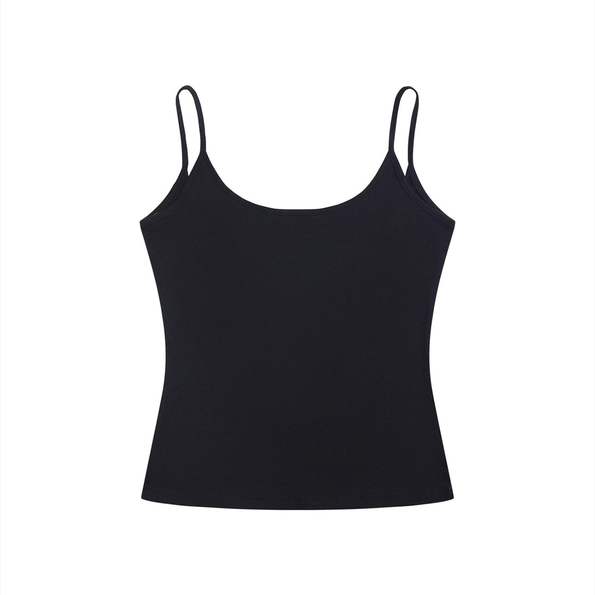Débardeur dos nu original coton CHT'M coloris noir, vue de face