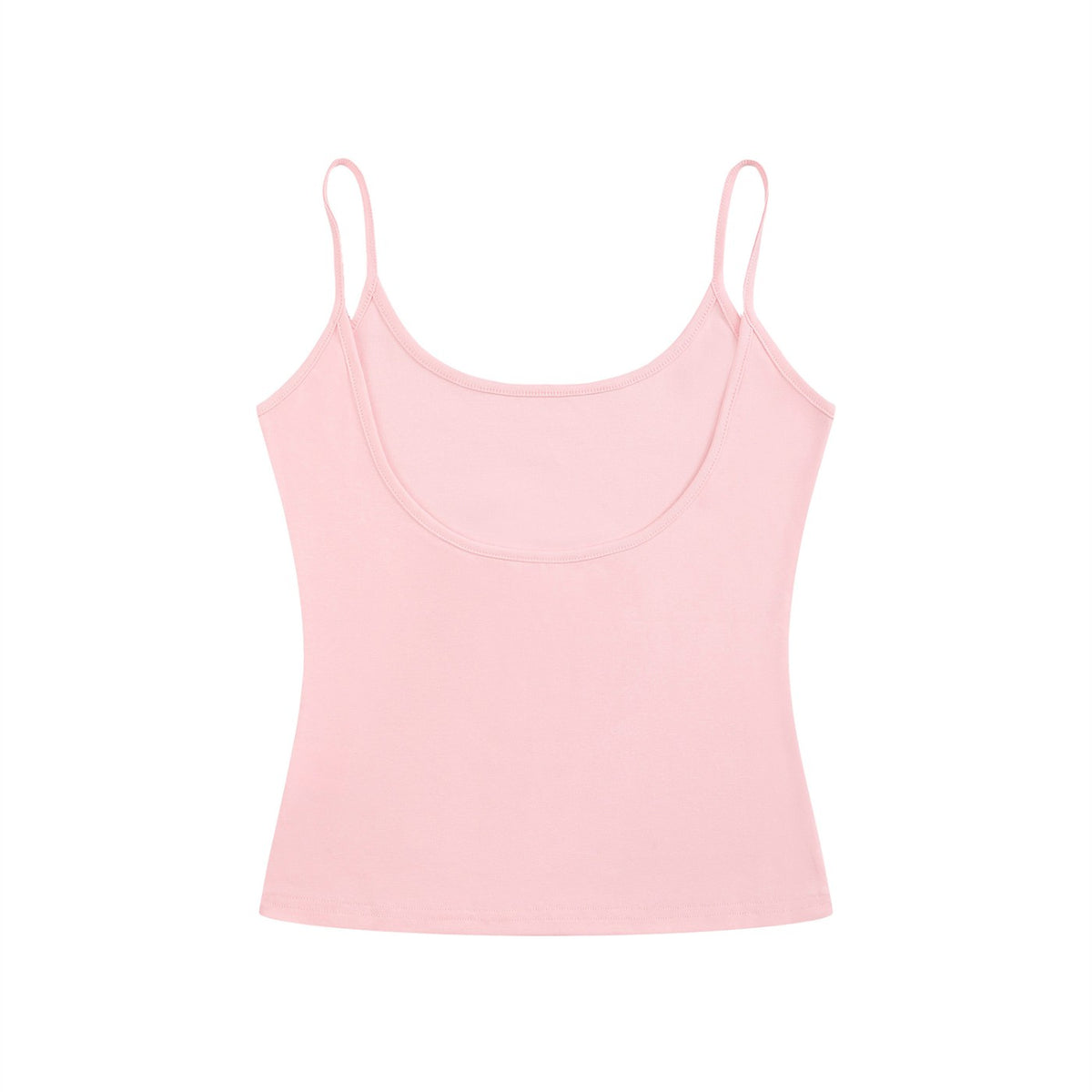 Débardeur dos nu original coton CHT'M coloris rose, vue de dos