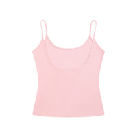 Débardeur dos nu original coton CHT'M coloris rose, vue de dos