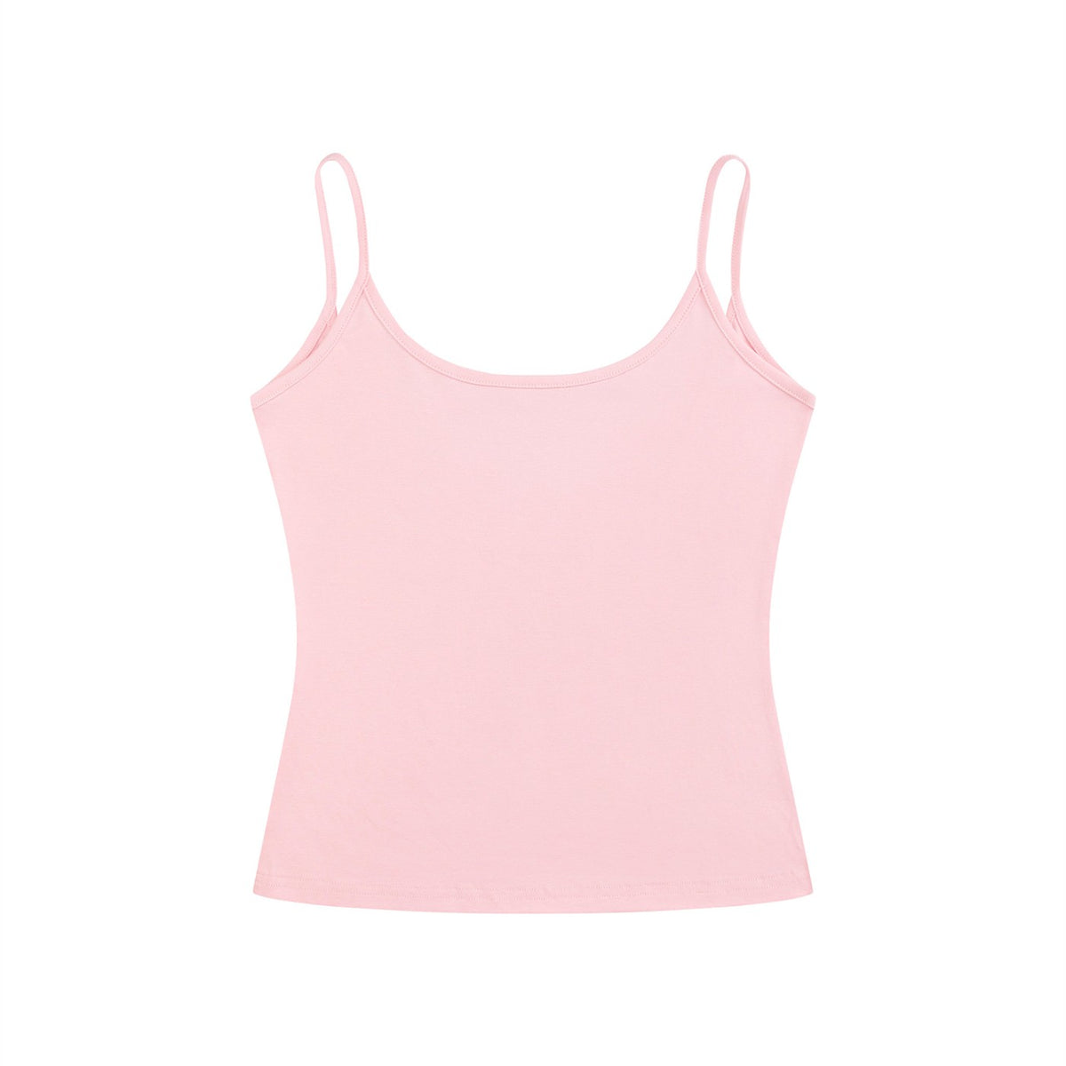 Débardeur dos nu original coton CHT'M coloris rose, vue de face