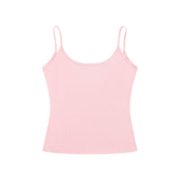Débardeur dos nu original coton CHT'M coloris rose, vue de face