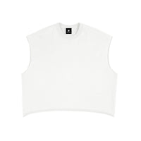 Débardeur oversize original blanc CHT'M Boutique, vue de face