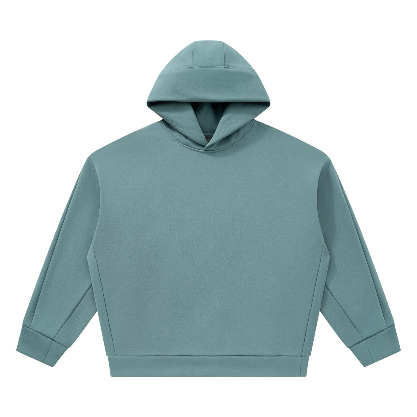 Hoodie boxy oversize original CHT'M bleu brume, vue de face