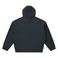 Hoodie boxy oversize original CHT'M bleu marine, vue de dos