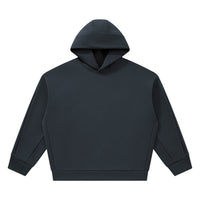 Hoodie boxy oversize original CHT'M bleu marine, vue de face