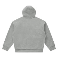 Hoodie boxy oversize original CHT'M gris chiné, vue de dos