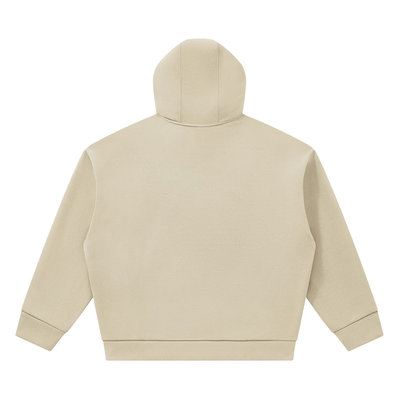 Hoodie boxy oversize original CHT'M kaki, vue de dos