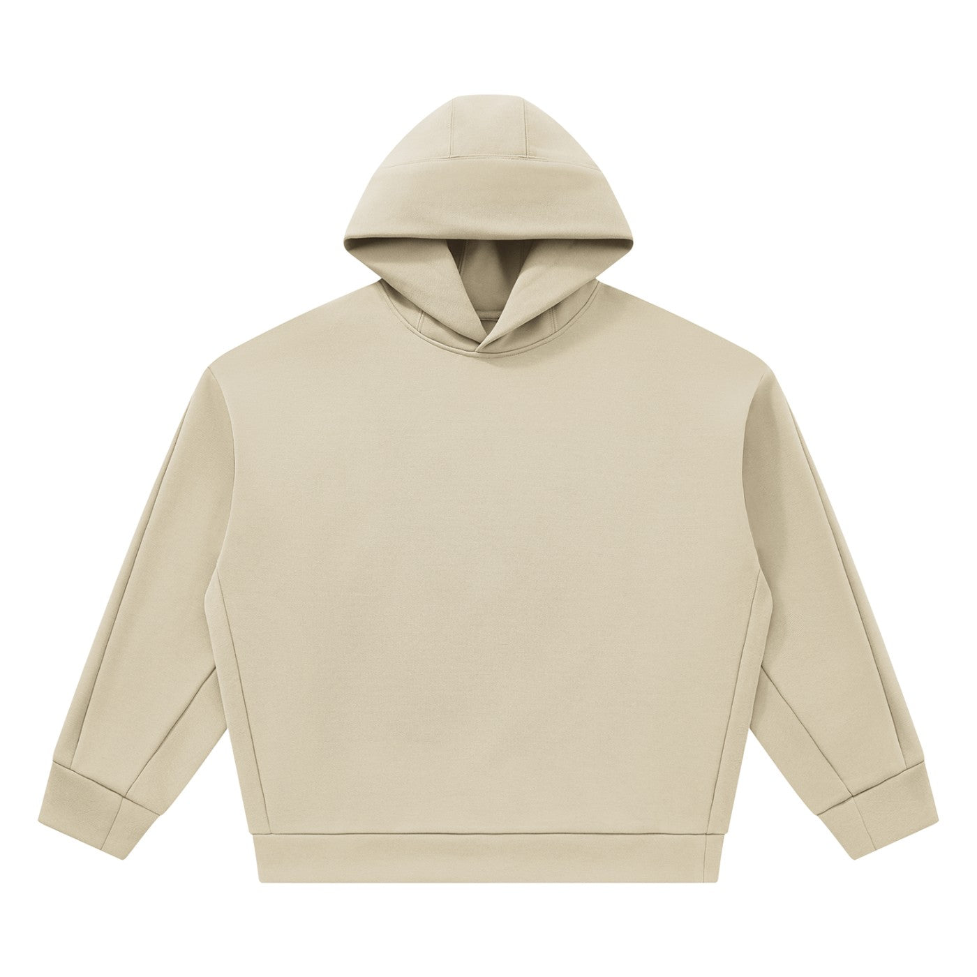 Hoodie boxy oversize original CHT'M kaki, vue de face
