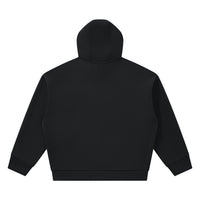 Hoodie boxy oversize original CHT'M noir, vue de dos