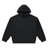 Hoodie boxy oversize original CHT'M noir, vue de face