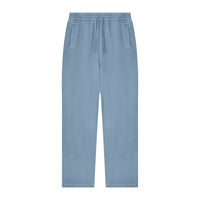 Jogging délavé vintage unisexe bleu jean vu de face