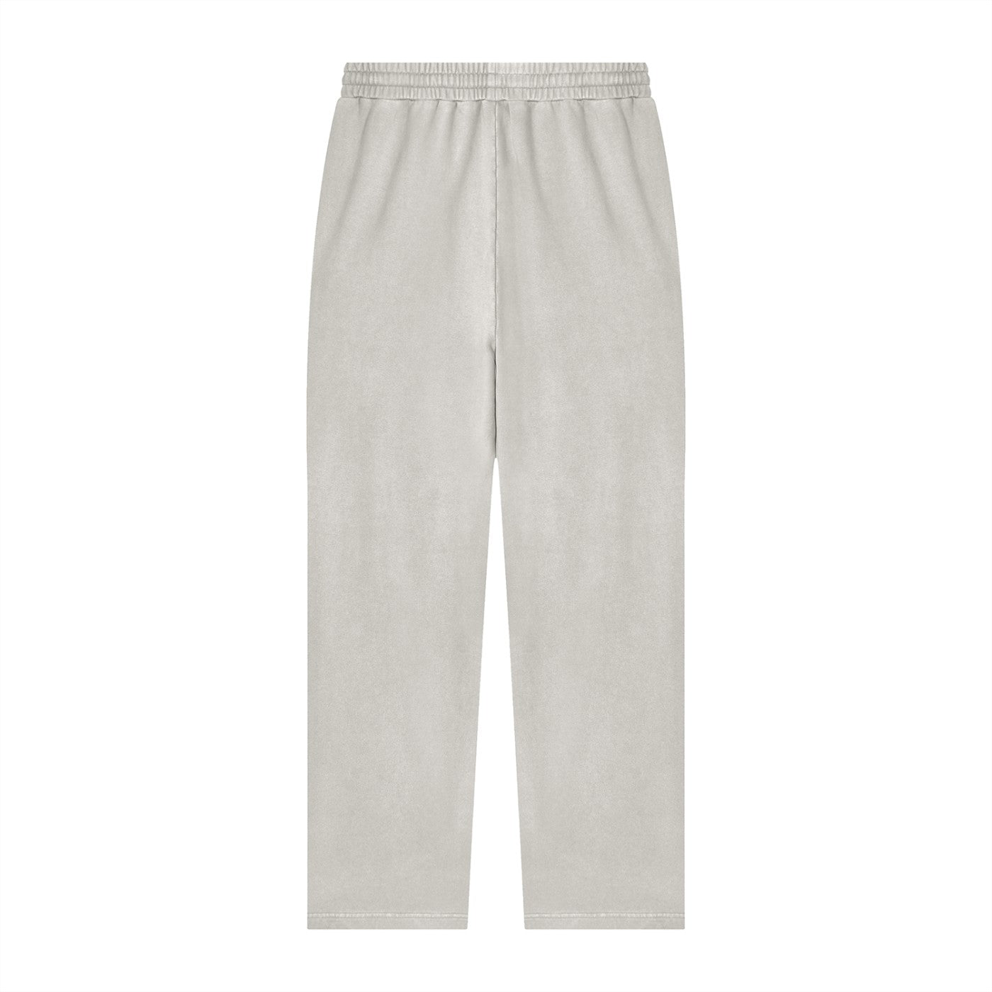 Jogging délavé vintage unisexe gris clair vu de dos