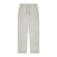 Jogging délavé vintage unisexe gris clair vu de face