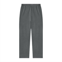 Jogging délavé vintage unisexe gris foncé vu de dos