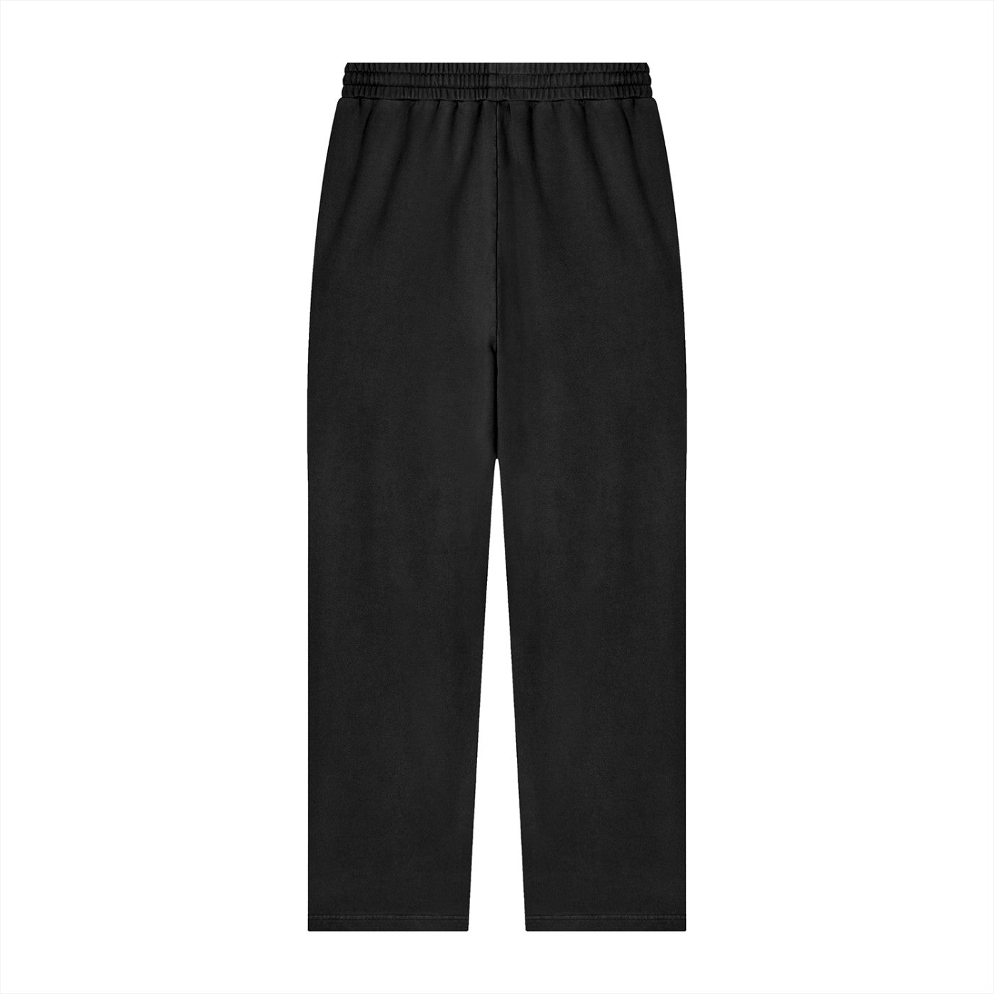 Jogging délavé vintage unisexe noir vu de dos