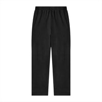 Jogging délavé vintage unisexe noir vu de dos