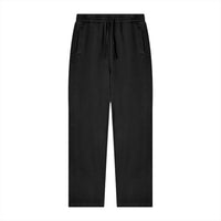 Jogging délavé vintage unisexe noir vu de face