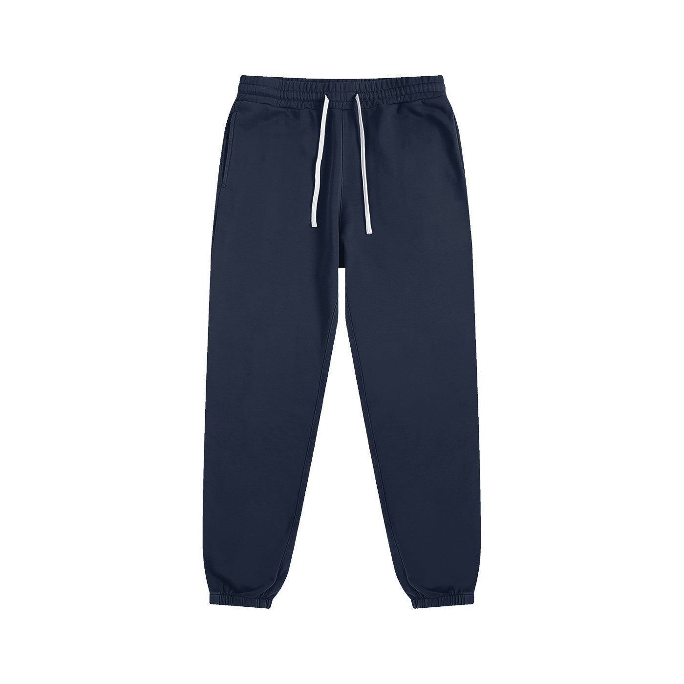 Jogging original coton bio CHT'M coloris bleu marine, vue de face