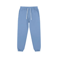 Jogging original coton bio CHT'M coloris bleu medium, vue de face