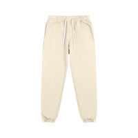 Jogging original coton bio CHT'M coloris crème abricot, vue de face