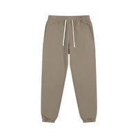 Jogging original coton bio CHT'M coloris gris café, vue de face