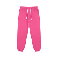 Jogging original coton bio CHT'M coloris rose, vue de face