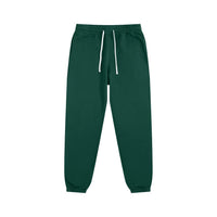 Jogging original coton bio CHT'M coloris vert éden, vue de face