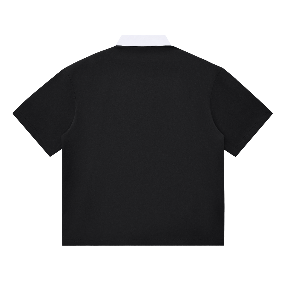 Détail du polo original épaule tombante CHT'M Boutique