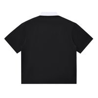 Détail du polo original épaule tombante CHT'M Boutique