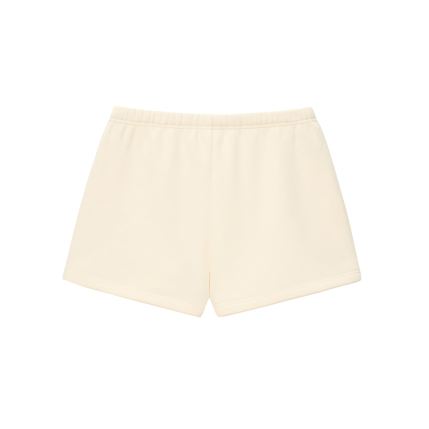 Short en molleton original CHT'M, vue de dos, coloris abricot