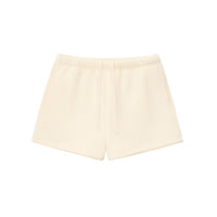 Short en molleton original CHT'M, vue de face, coloris abricot