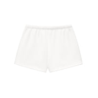 Short en molleton original CHT'M, vue de dos, coloris blanc