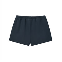 Short en molleton original CHT'M, vue de dos, coloris bleu marine