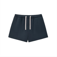 Short en molleton original CHT'M, vue de face, coloris bleu marine