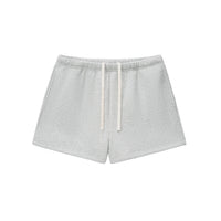 Short en molleton original CHT'M, vue de face, coloris gris chiné