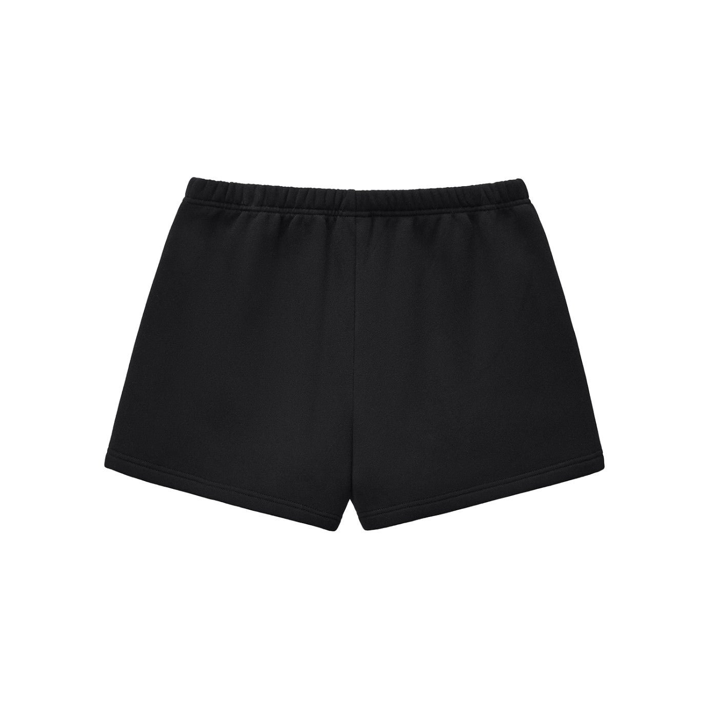 Short en molleton original CHT'M, vue de dos, coloris noir