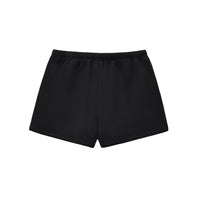Short en molleton original CHT'M, vue de dos, coloris noir