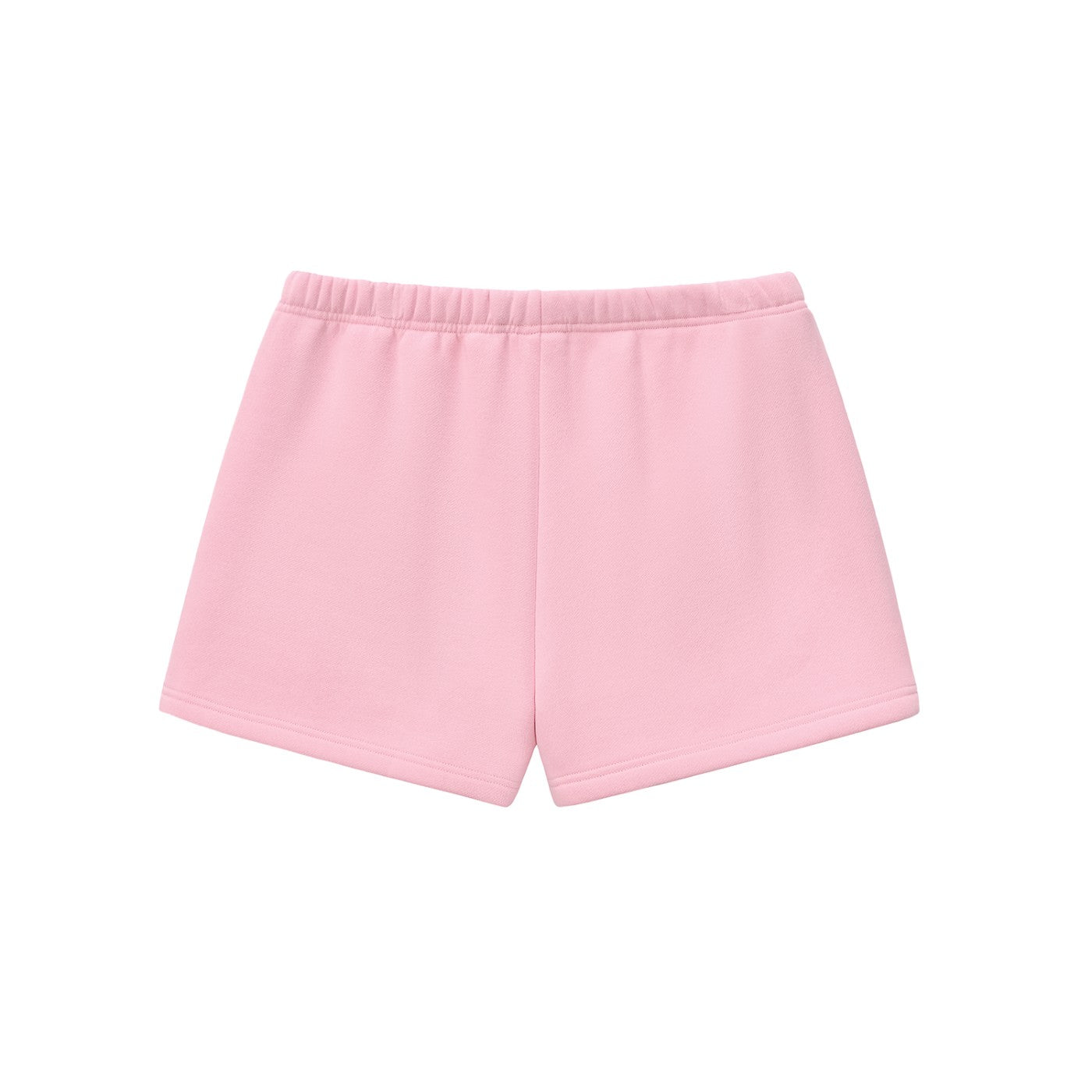 Short en molleton original CHT'M, vue de dos, coloris rose