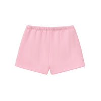 Short en molleton original CHT'M, vue de dos, coloris rose