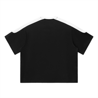Détail du t-shirt oversize original colorblock CHT'M Boutique