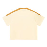Détail du t-shirt oversize original colorblock CHT'M Boutique
