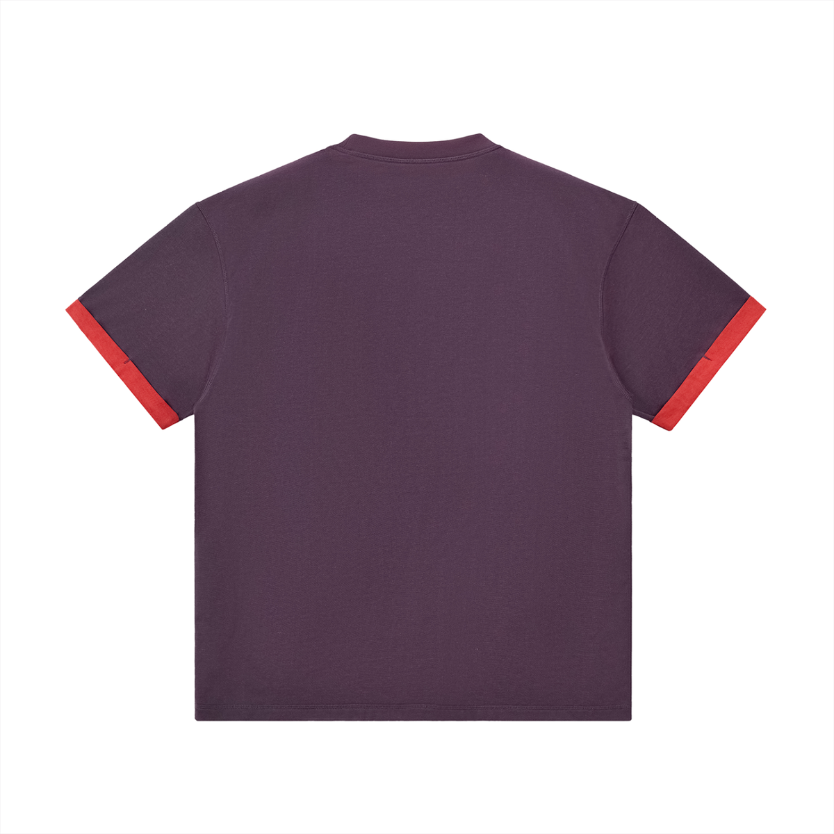 T-shirt original poignets contrastés gris anthracite porté - CHT'M Boutique