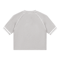 T-shirt raglan côtelé original vue de dos - CHT'M Boutique